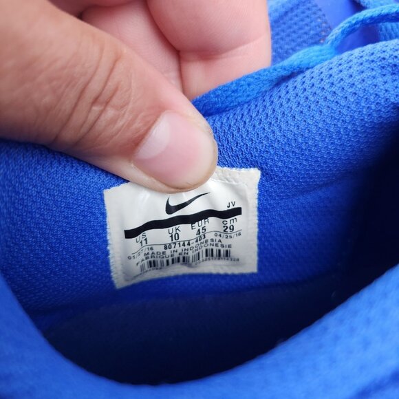 Mens Nike FS Lite Run 3 size 9 Blue Athletic Running Shoes - Picture 8 of 9